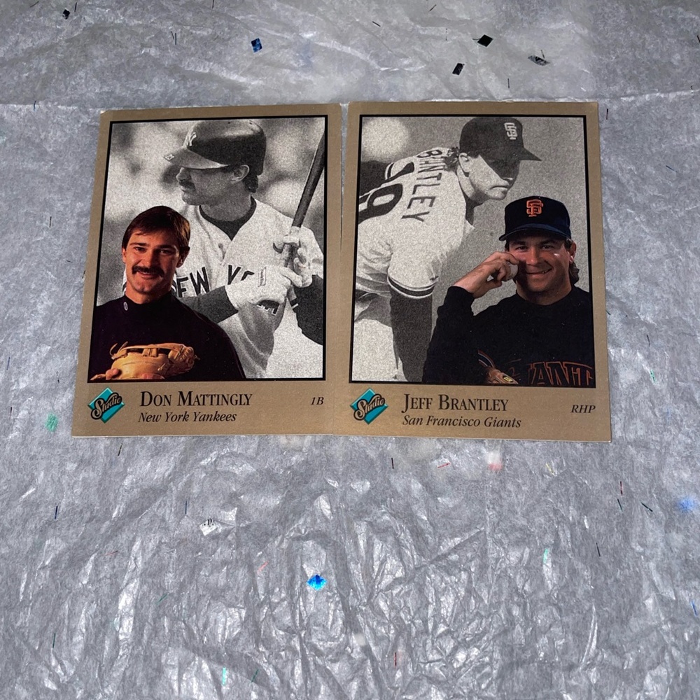 LOT OF 2 STUDIO 92 BASEBALL ⚾️CARDS